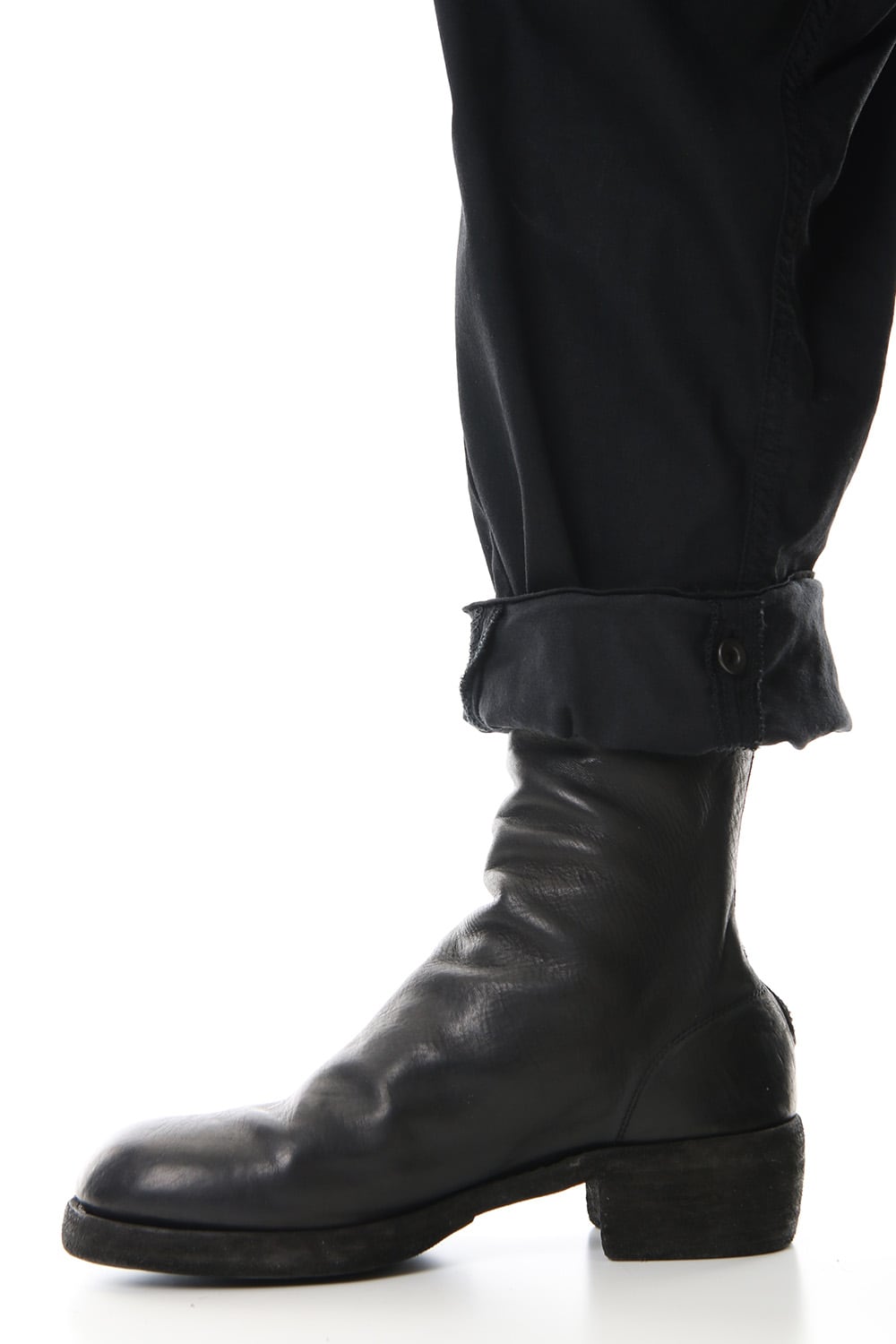 LOW CROTCH BAGGY PANTS Black