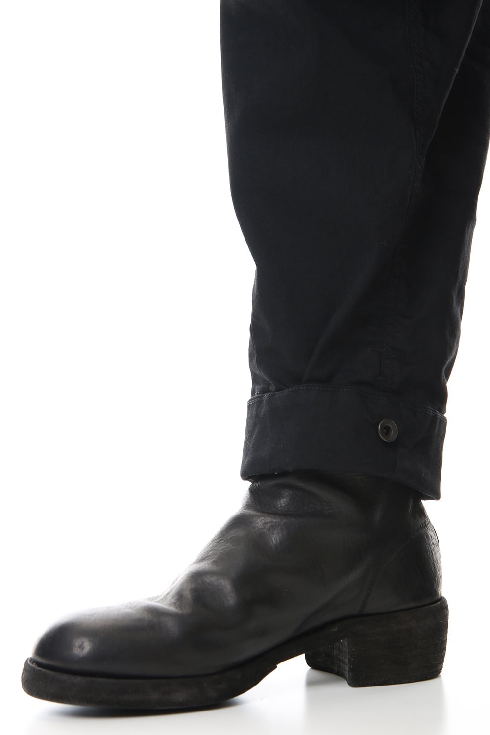 LOW CROTCH BAGGY PANTS Black