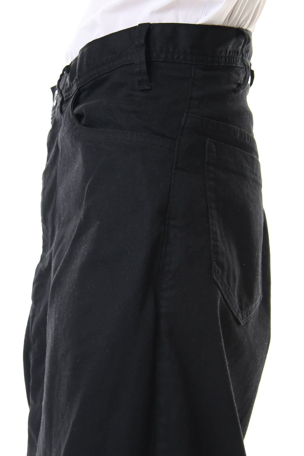 LOW CROTCH BAGGY PANTS Black