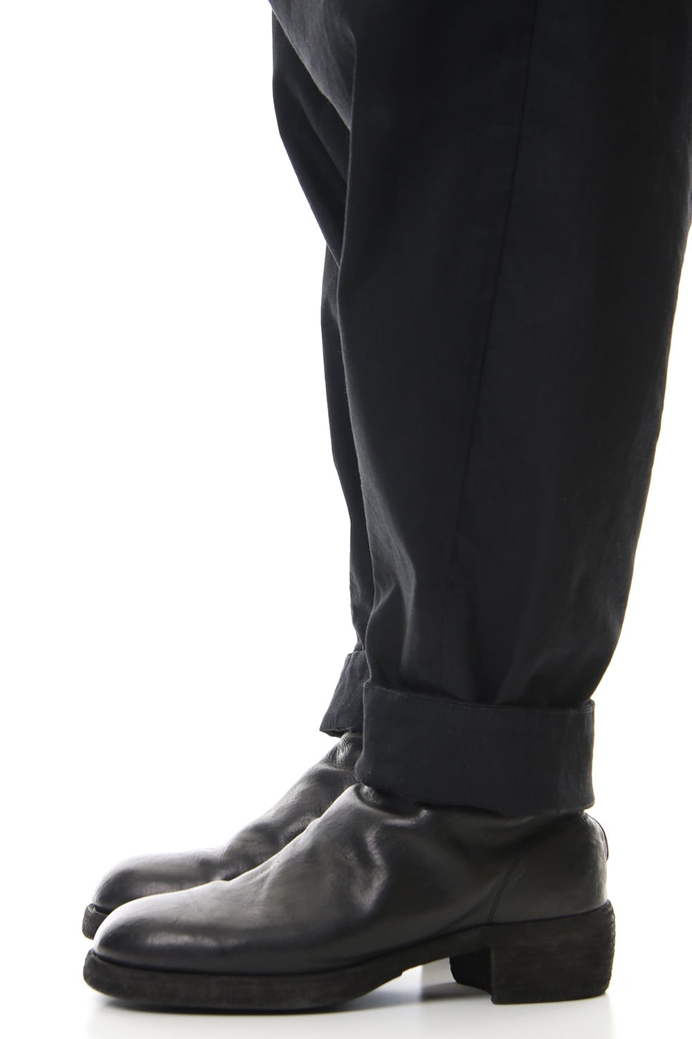 LOW CROTCH BAGGY PANTS Black