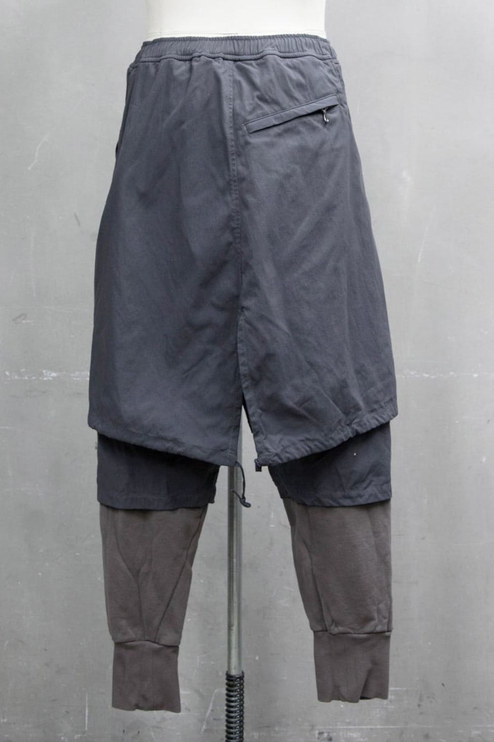 CONTRAST LAYERED PANTS Charcoal