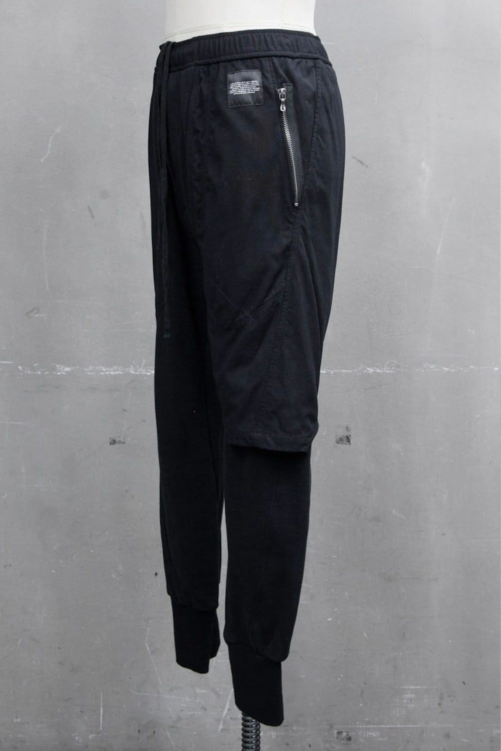 CONTRAST TRACK PANTS Black