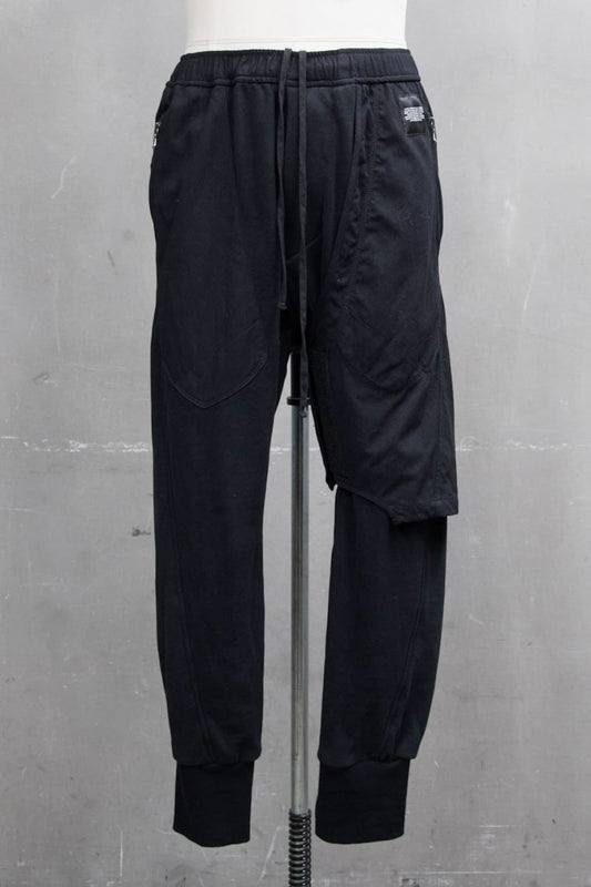 CONTRAST TRACK PANTS Black