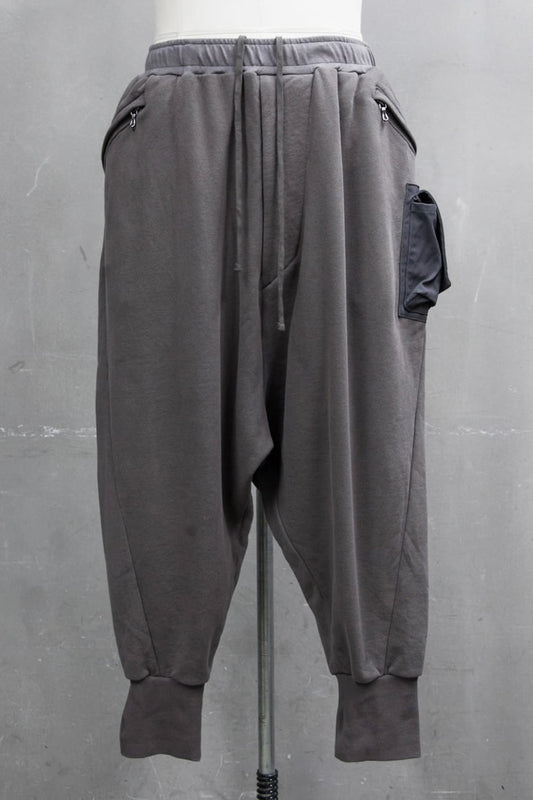 LOW CROTCH TRACK PANTS Dust