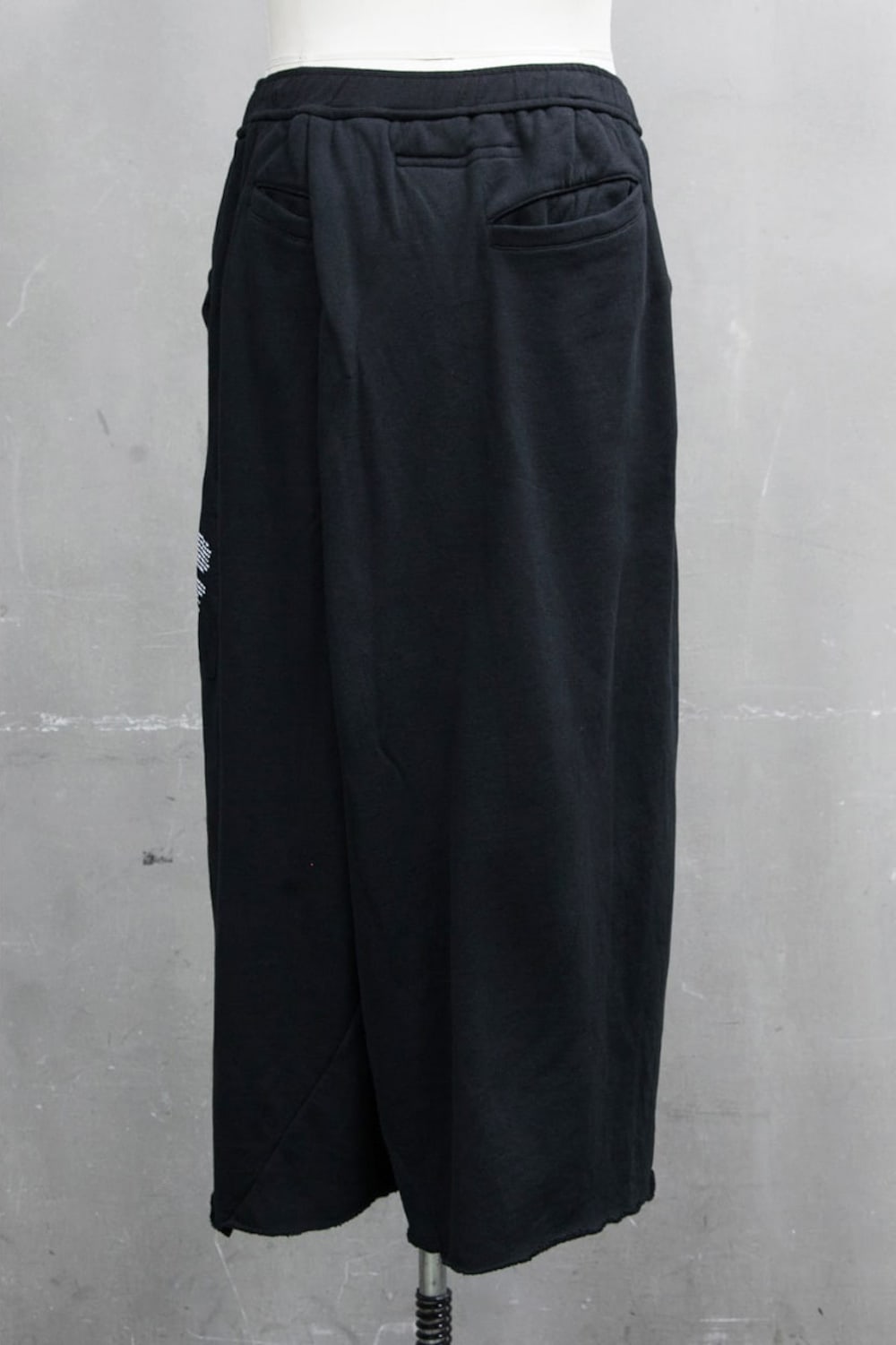 FOLDED BAGGY PANTS Black