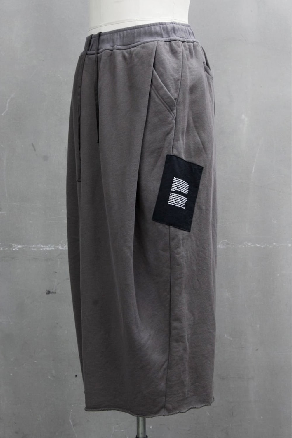 FOLDED BAGGY PANTS Dust