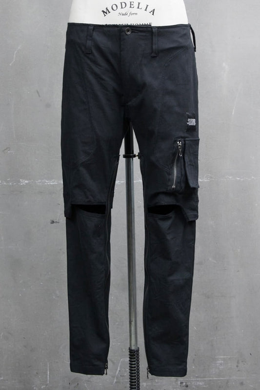 ZIP MOTORCYCLE PANTS Black