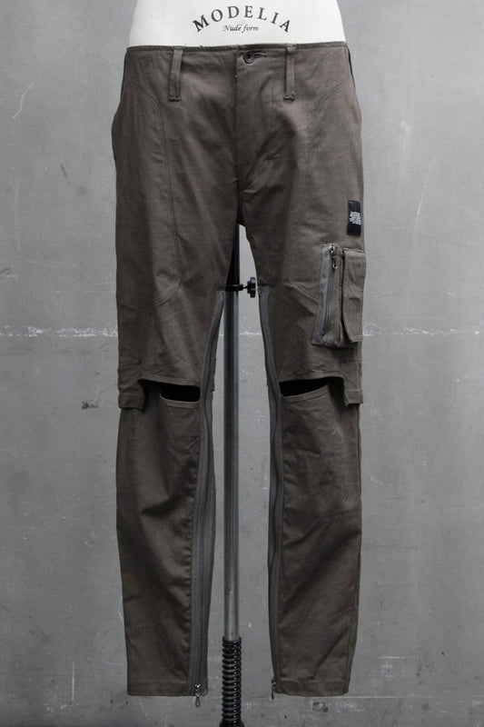 ZIP MOTORCYCLE PANTS Khaki