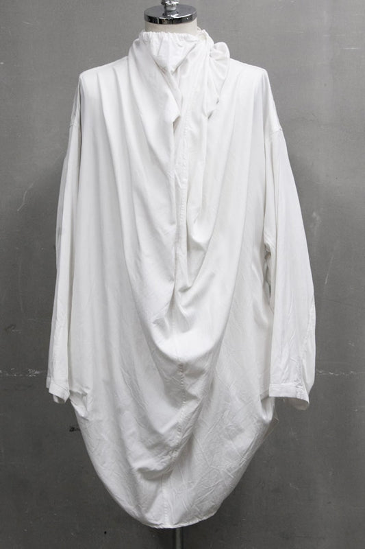 DRAPE NECK SHIRT Off