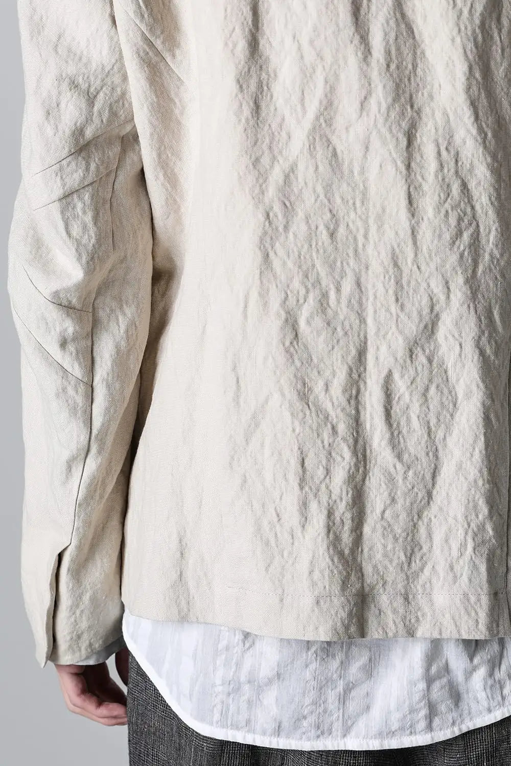 ジャケット カナパコットンメタルシュリンク