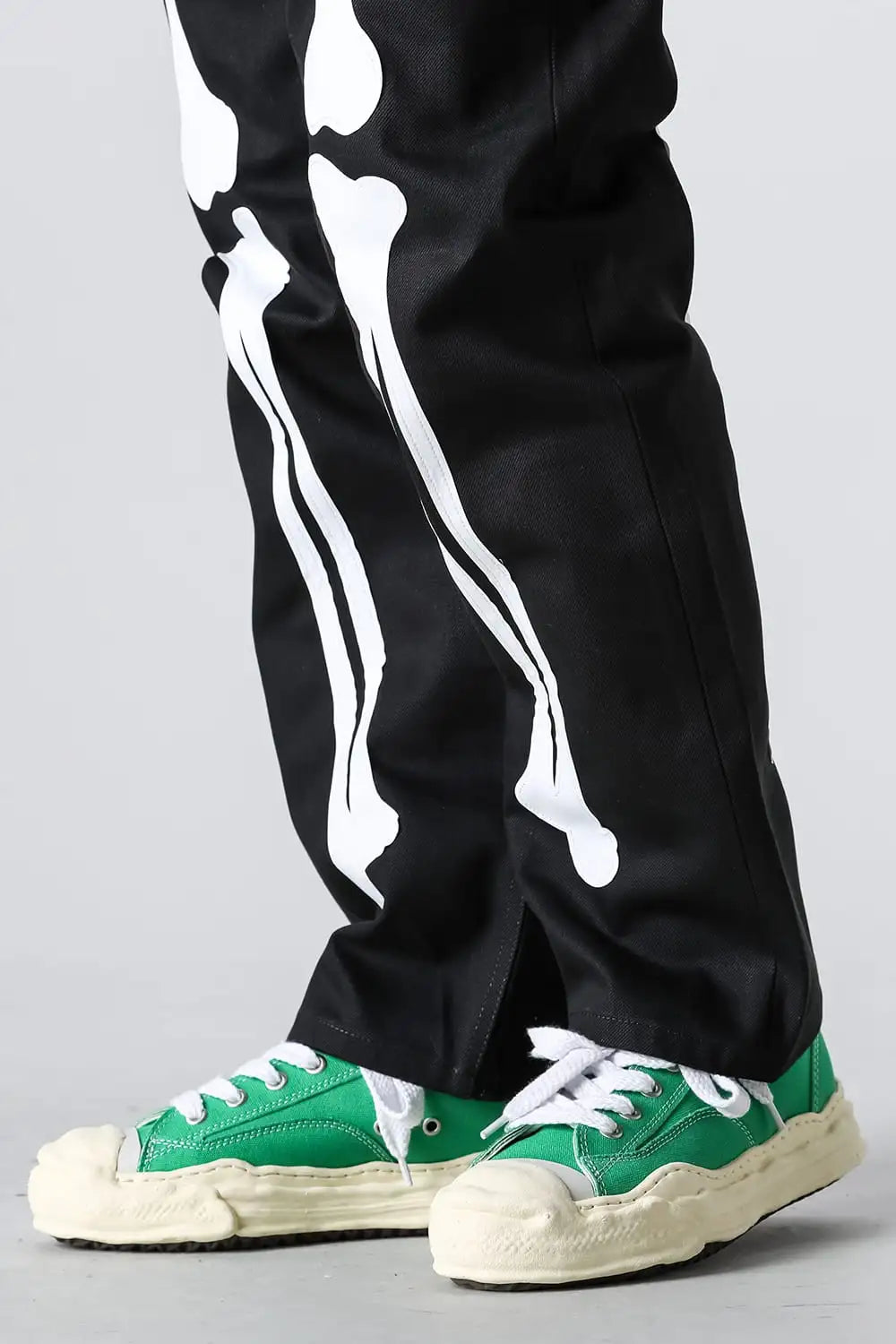 HANK- Original sole sneaker LOW Cut canvas Vintage like Sole Green