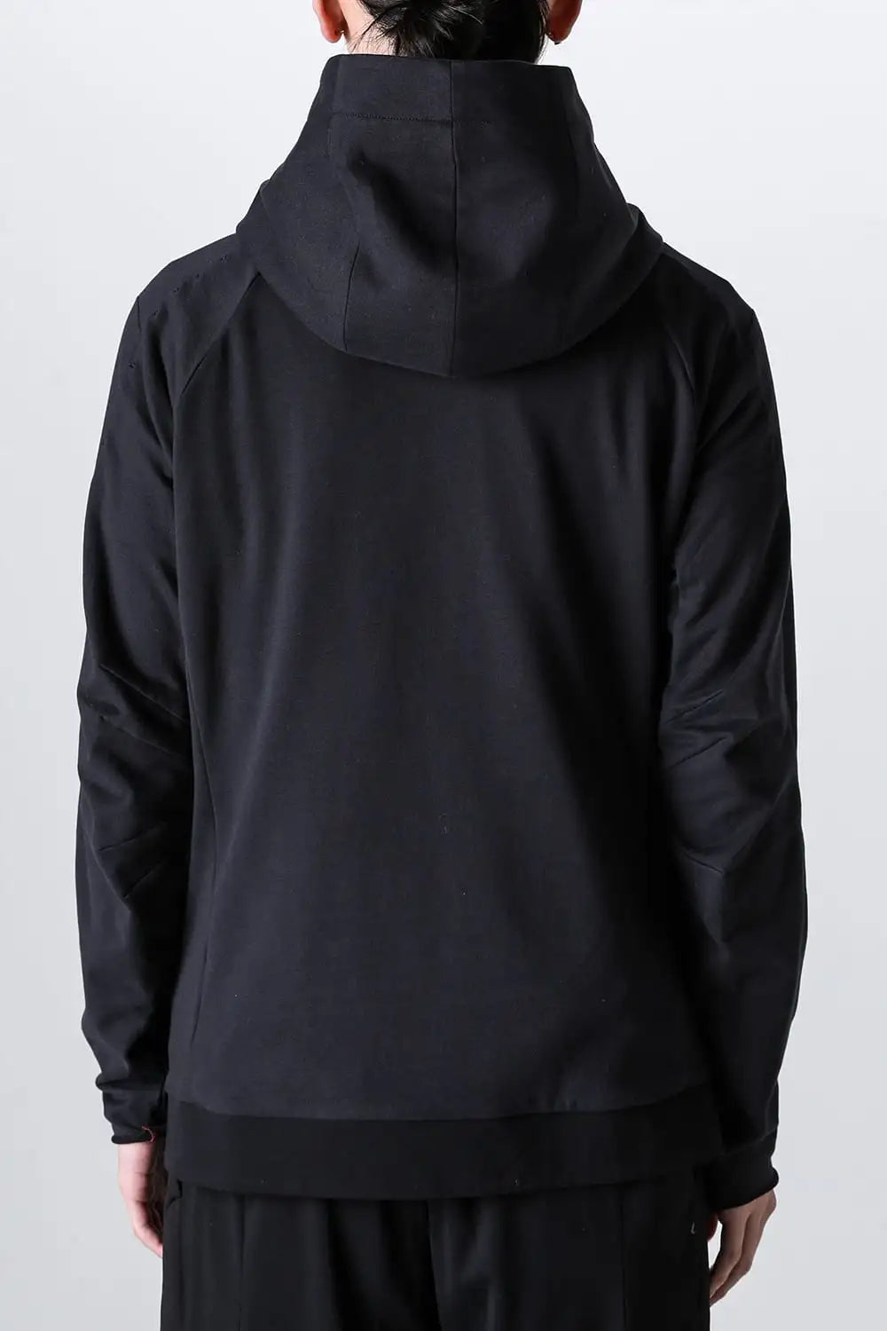 Hooded jacket stretch jersey
