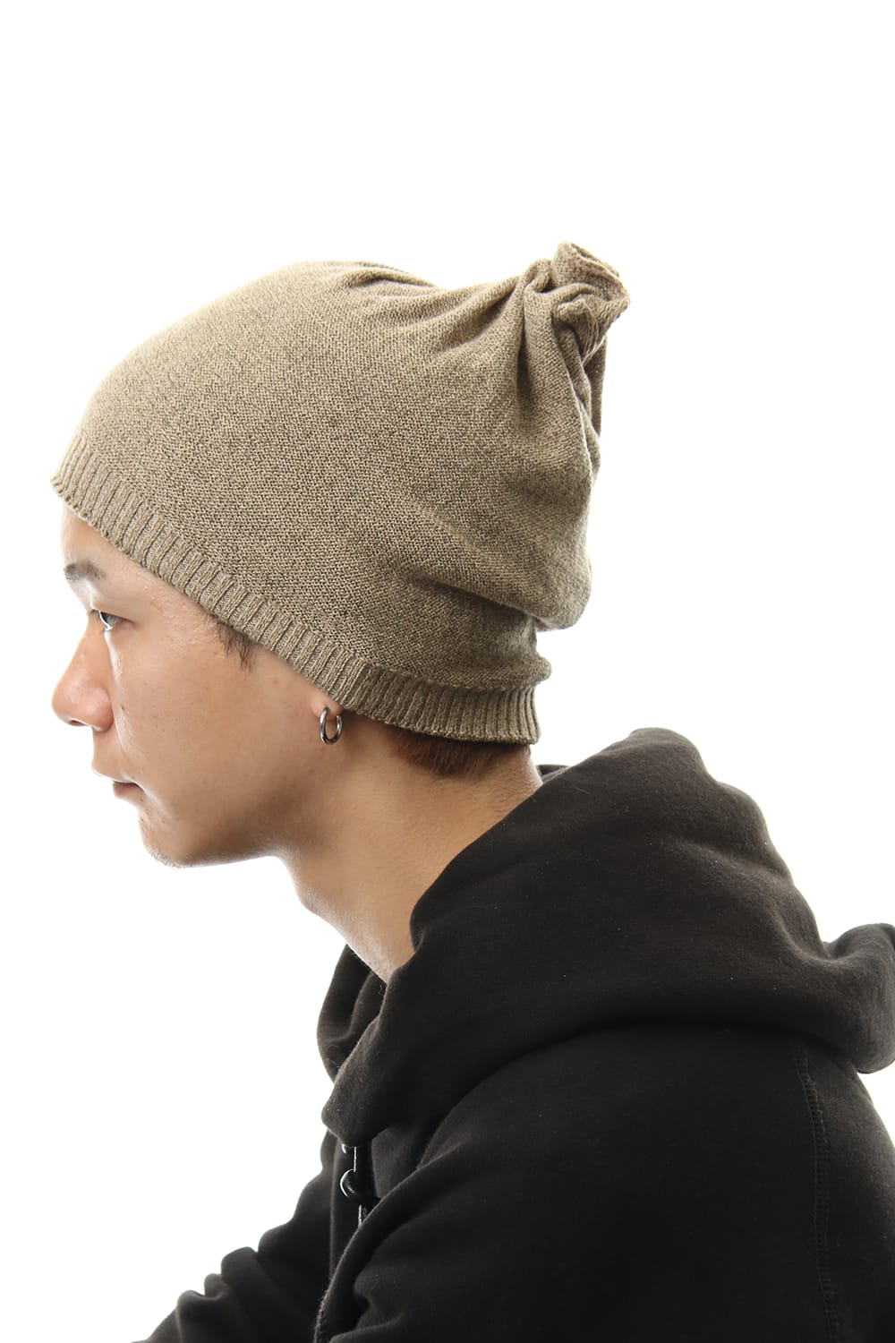 TWIST BEANIE CAP Camel