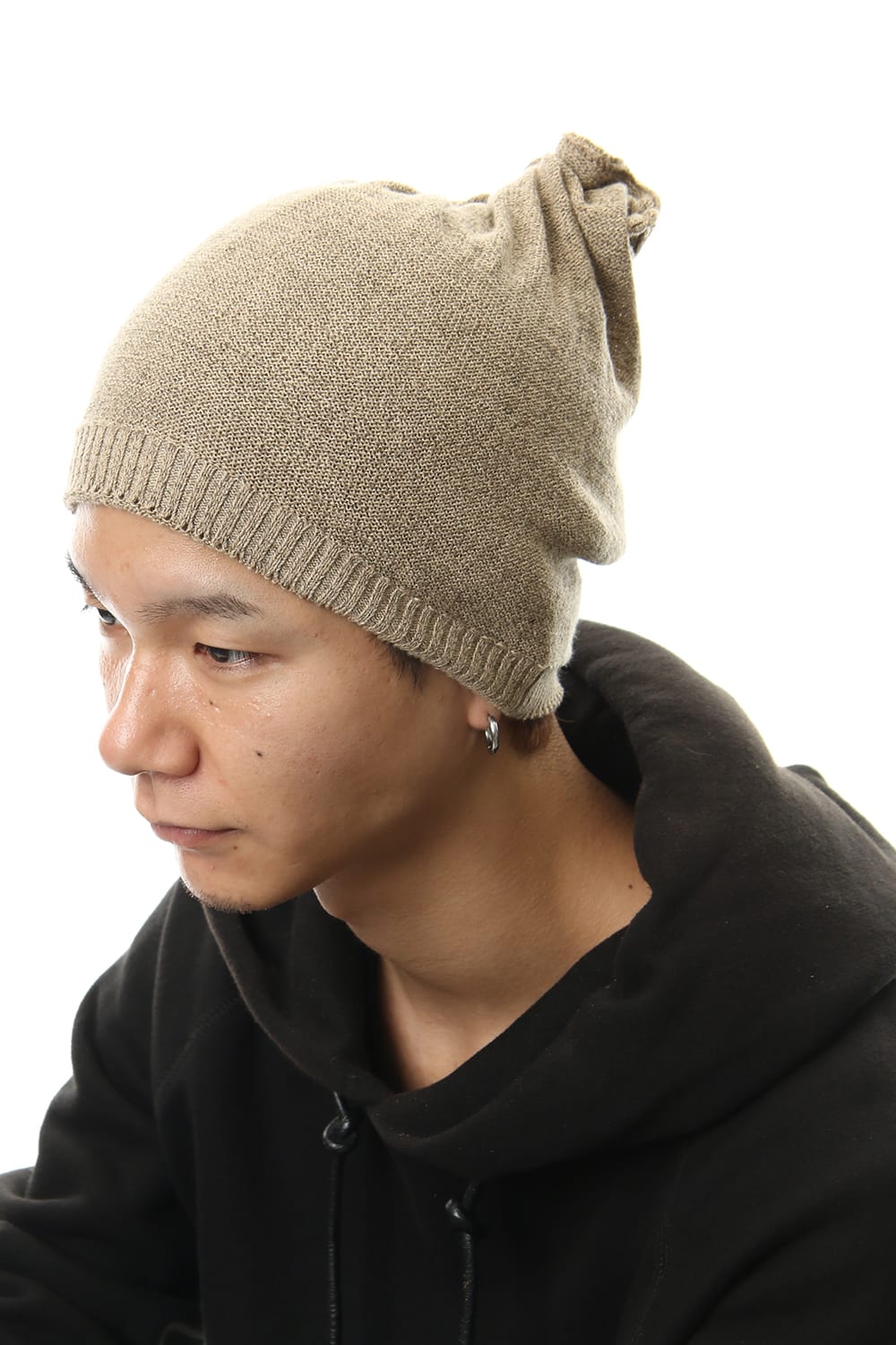 TWIST BEANIE CAP Camel