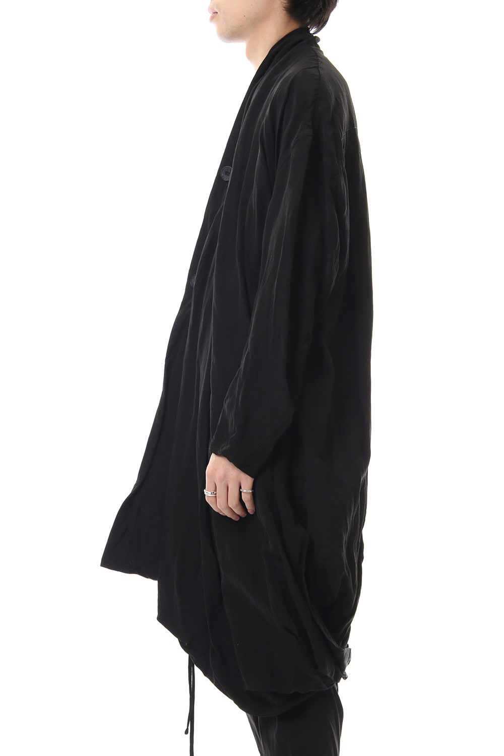 DRAPE GOWN Black