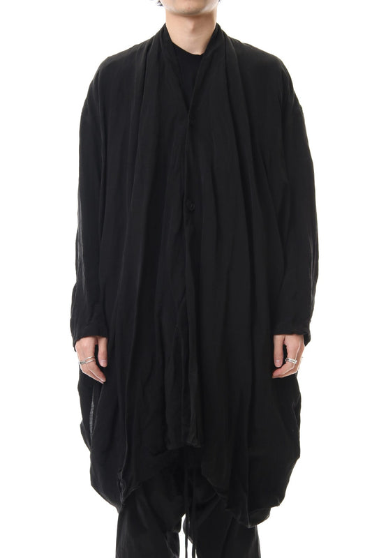 DRAPE GOWN Black