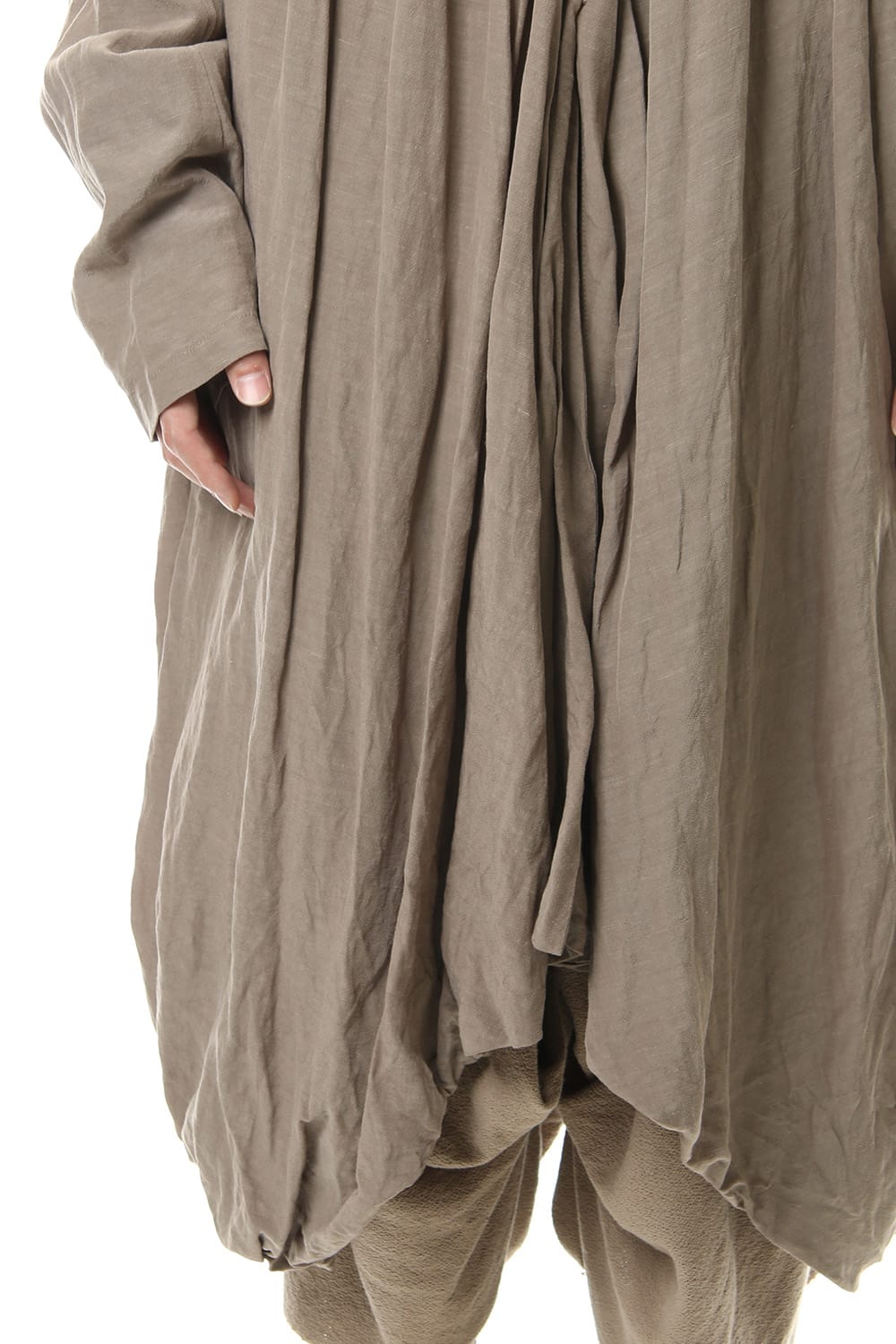 DRAPE GOWN Sand