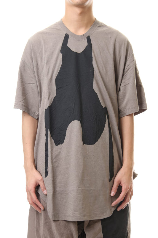 PRINT T-SHIRT ver.1 Khaki Gray