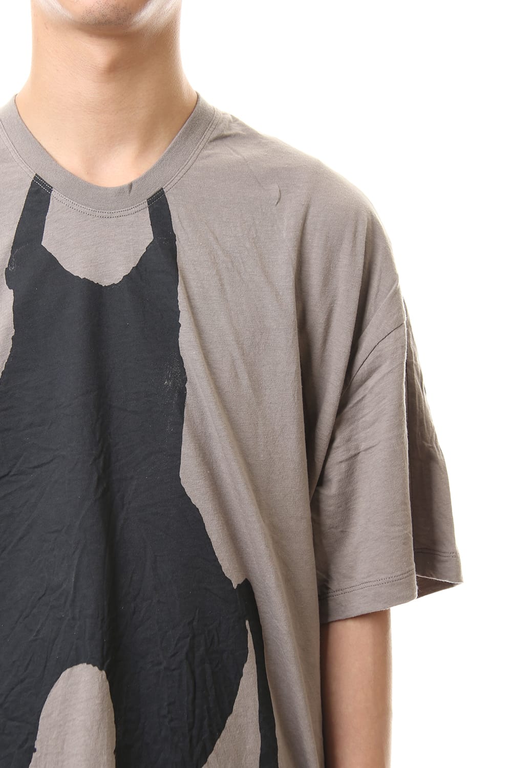 PRINT T-SHIRT ver.1 Khaki Gray