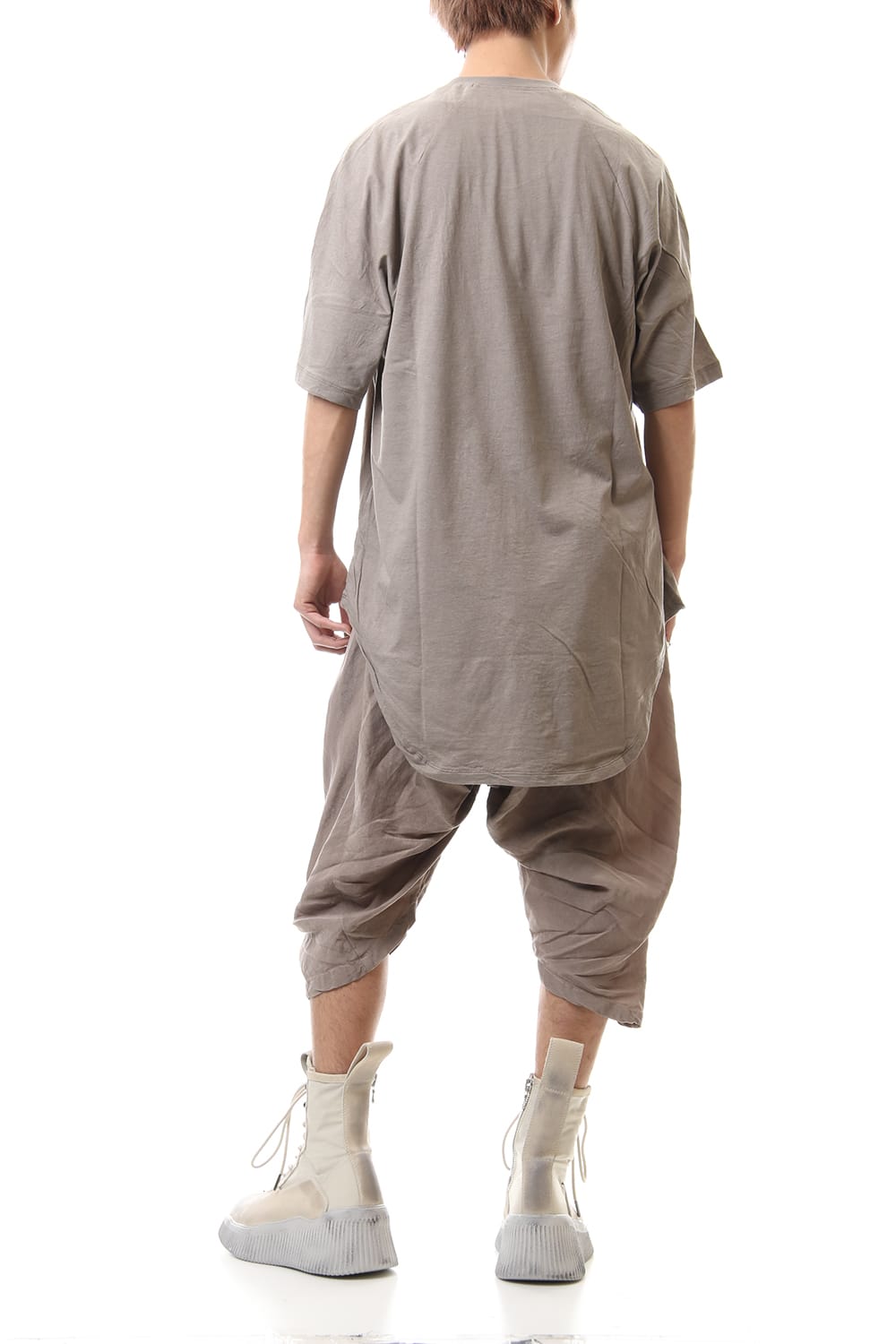 PRINT T-SHIRT ver.1 Khaki Gray