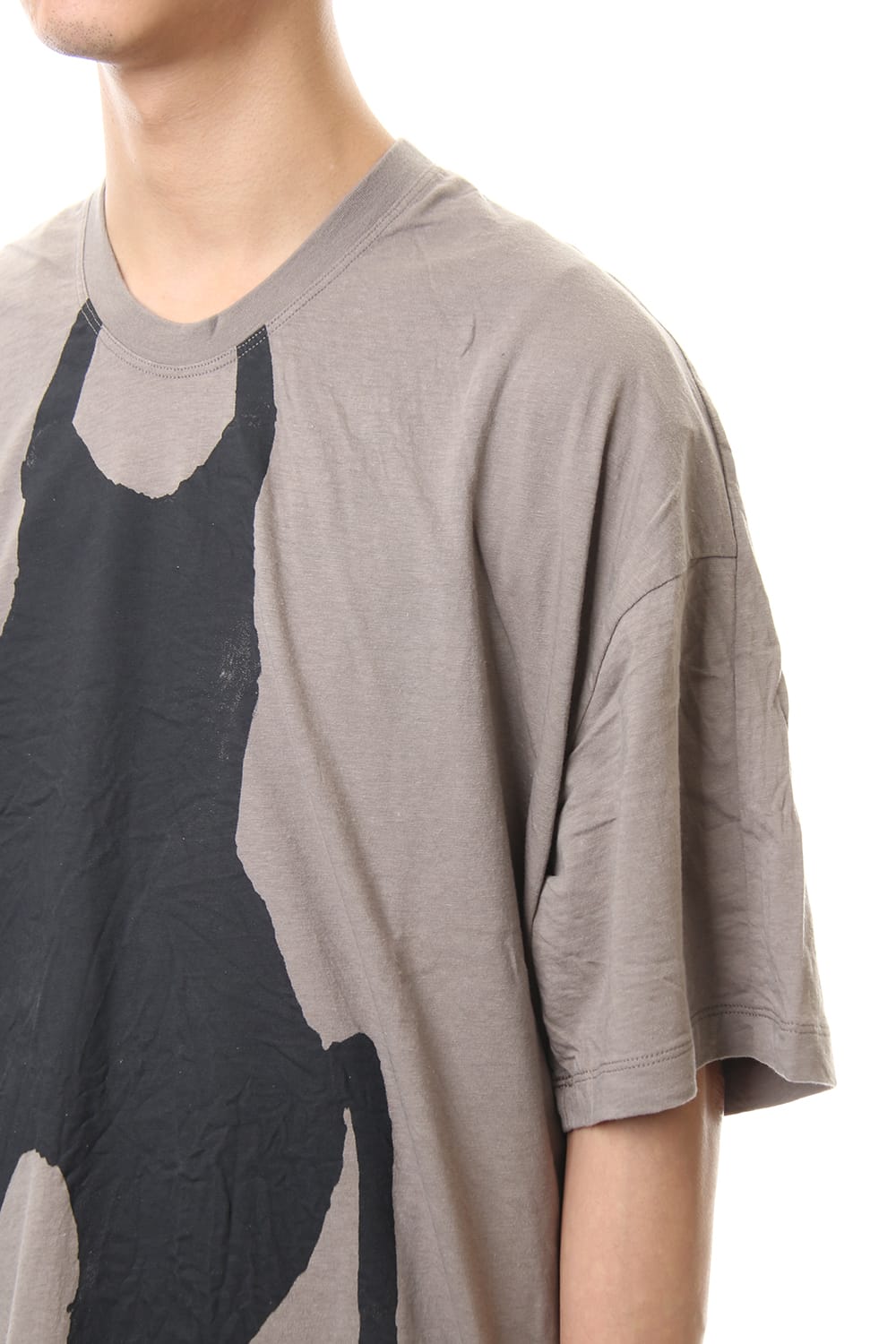 PRINT T-SHIRT ver.1 Khaki Gray