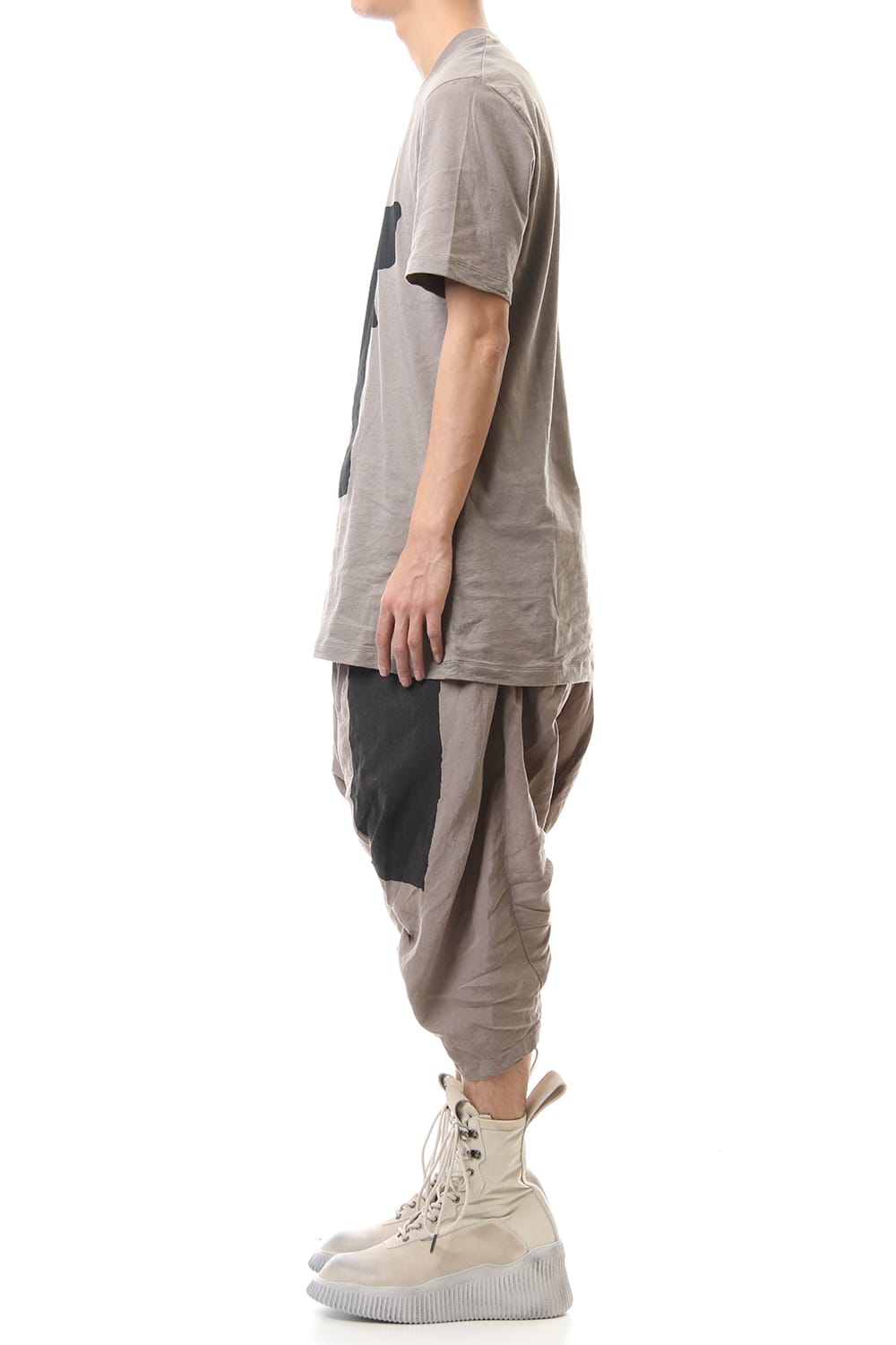 PRINT T-SHIRT ver.2 Khaki Gray