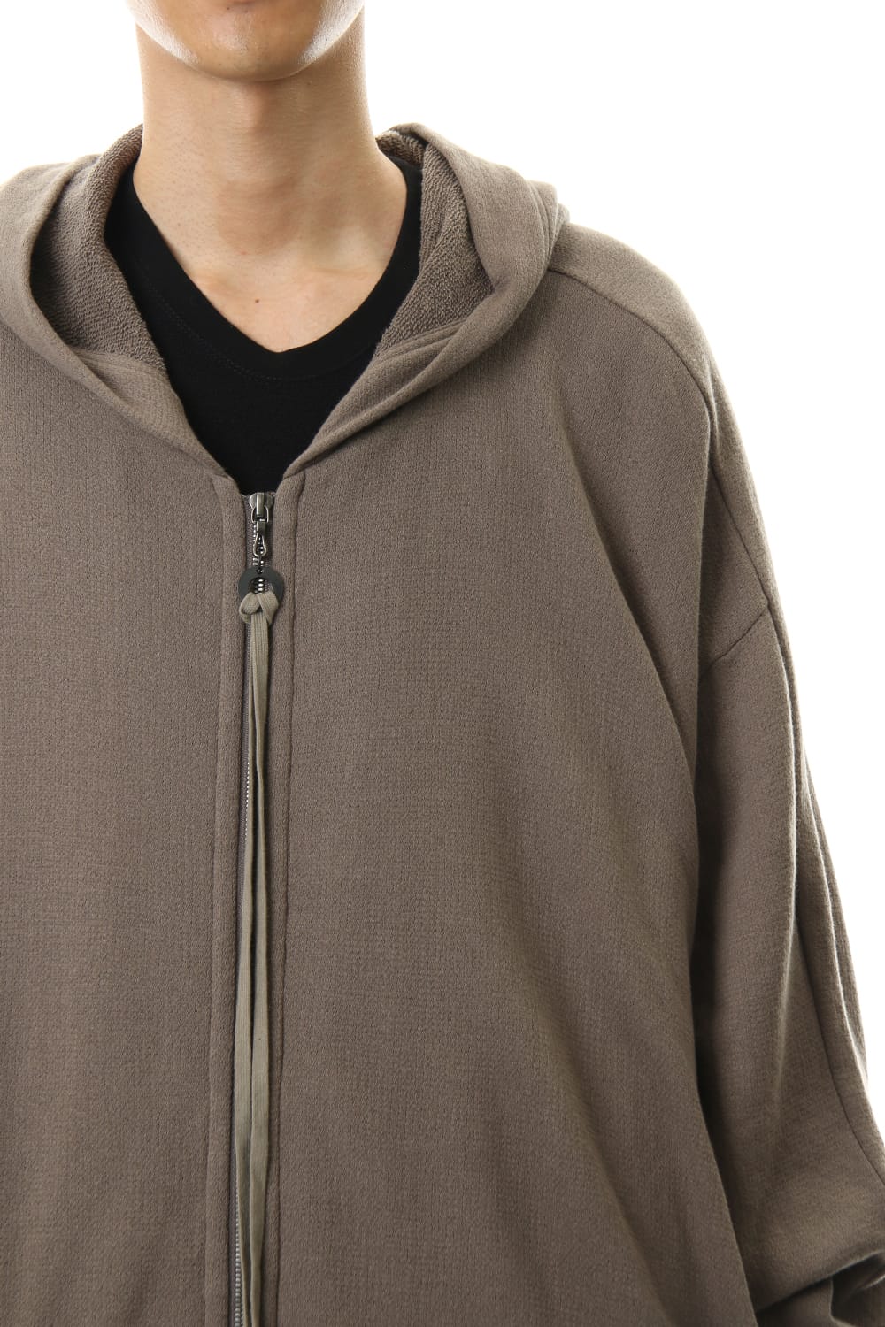 Hoodie Khaki Gray