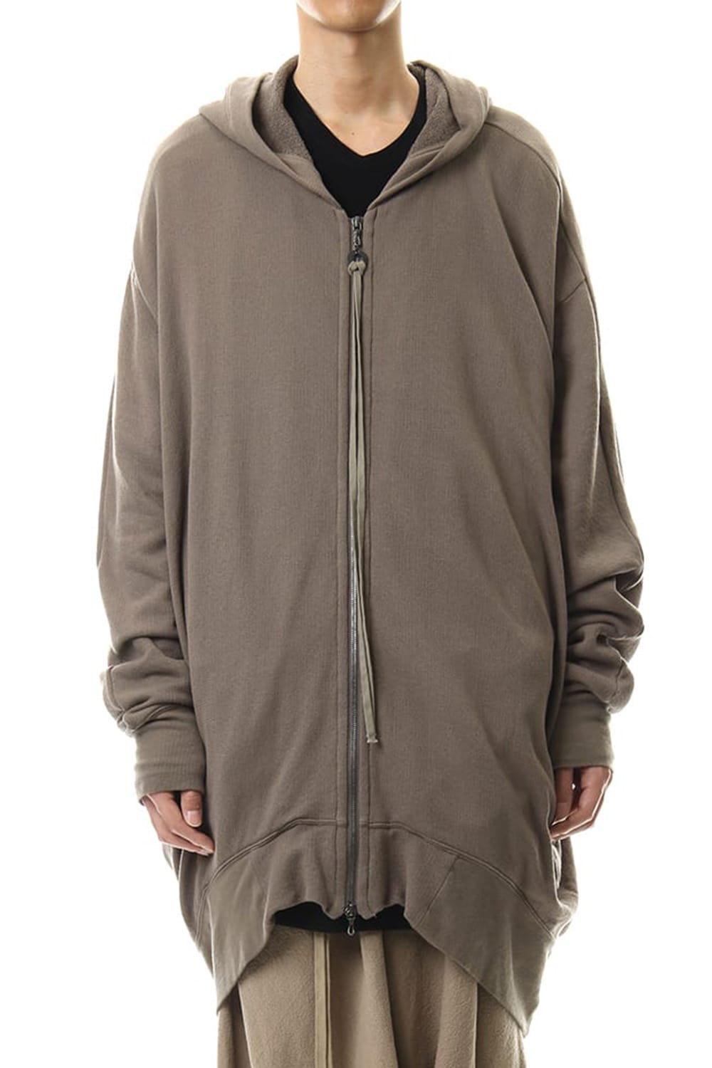 Hoodie Khaki Gray
