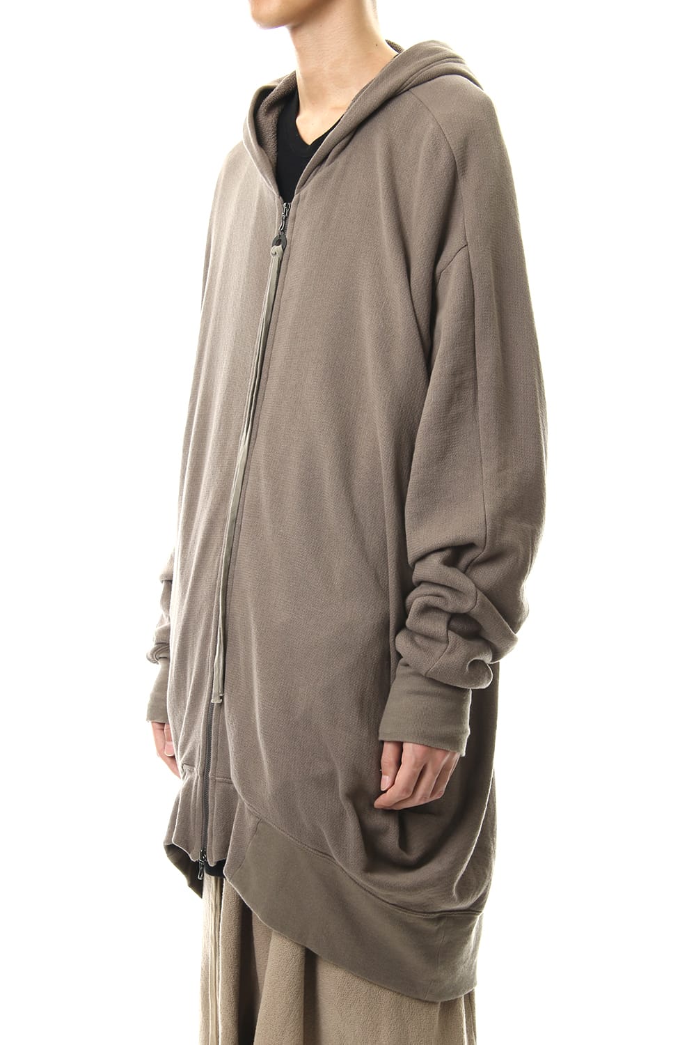 Hoodie Khaki Gray