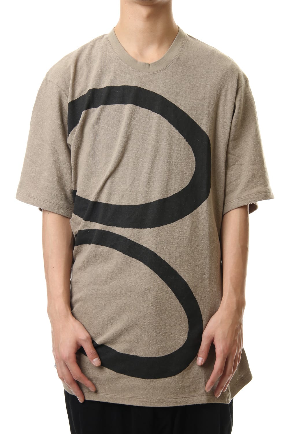 PT Shirring S/S cut & sewn Sand