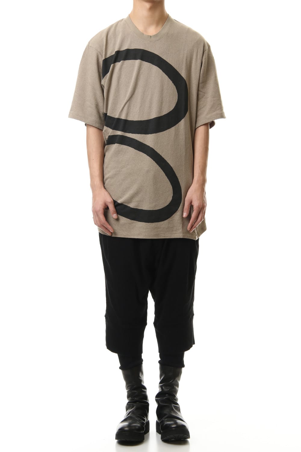 PT Shirring S/S cut & sewn Sand