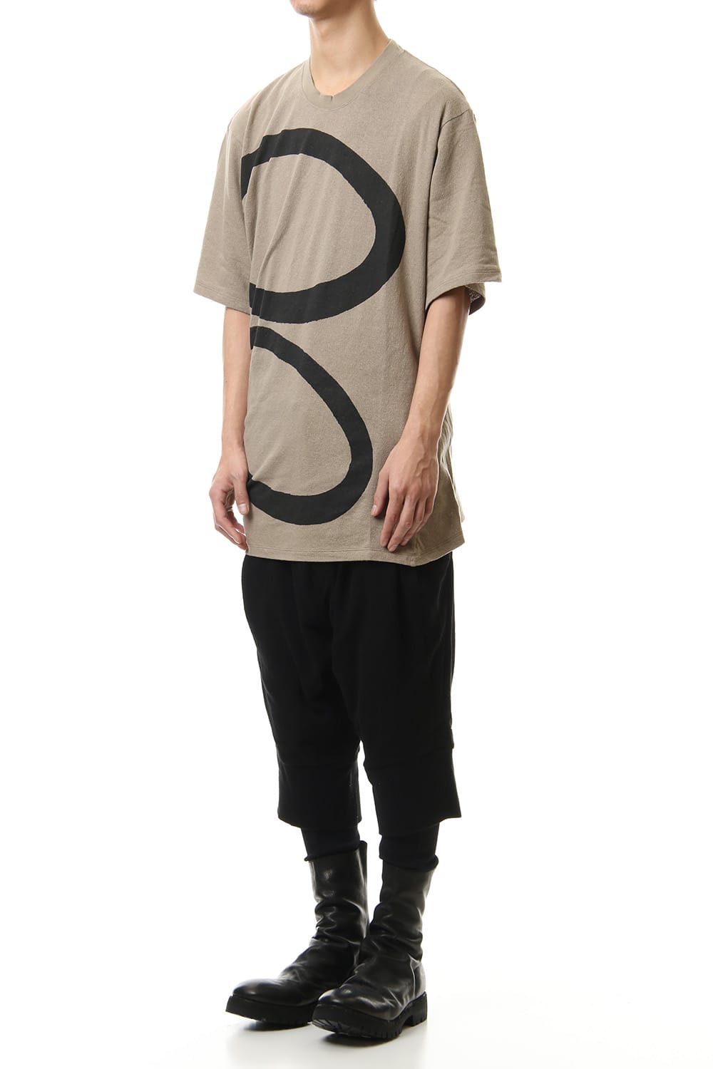 PT Shirring S/S cut & sewn Sand