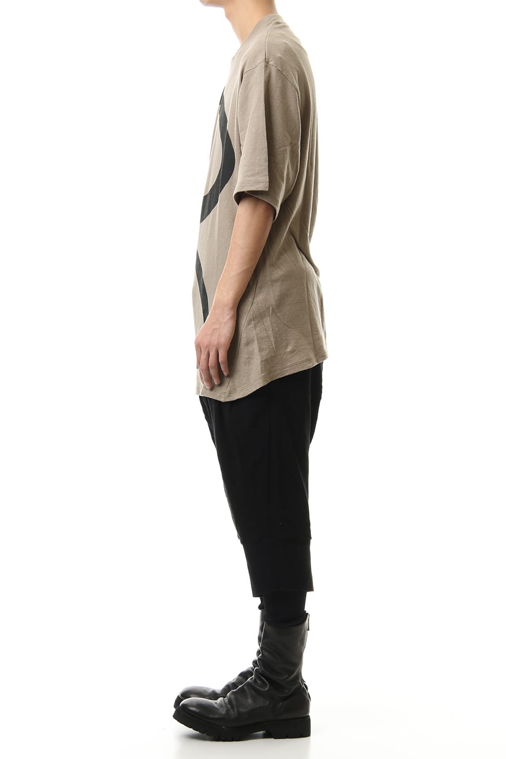 PT Shirring S/S cut & sewn Sand