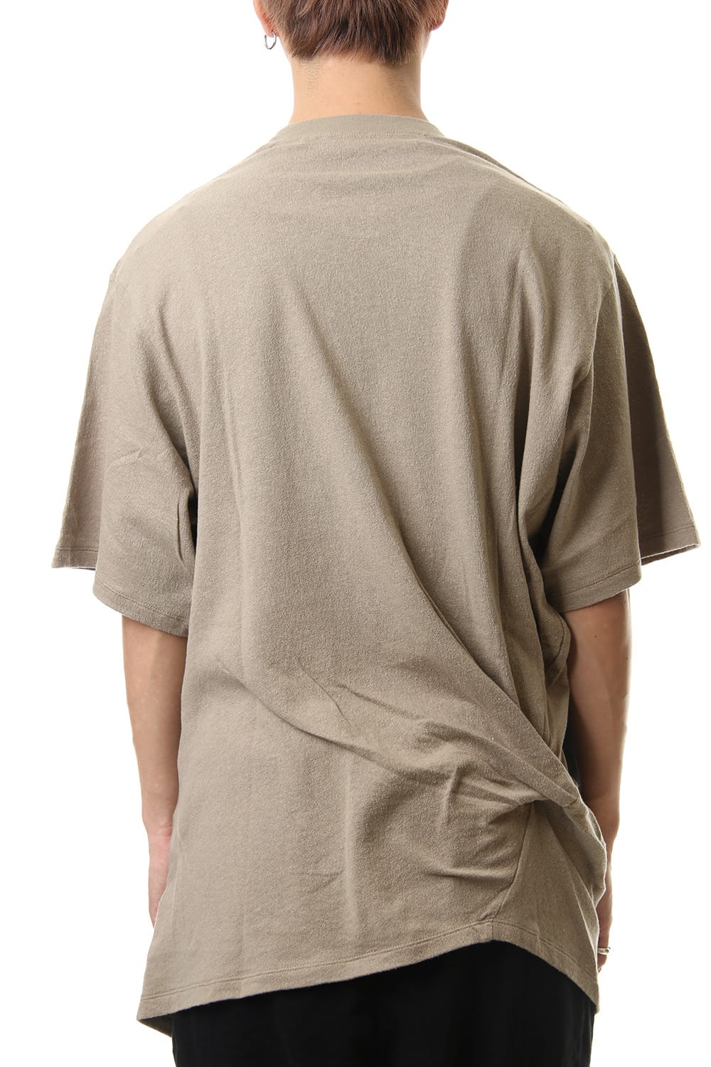 PT Shirring S/S cut & sewn Sand