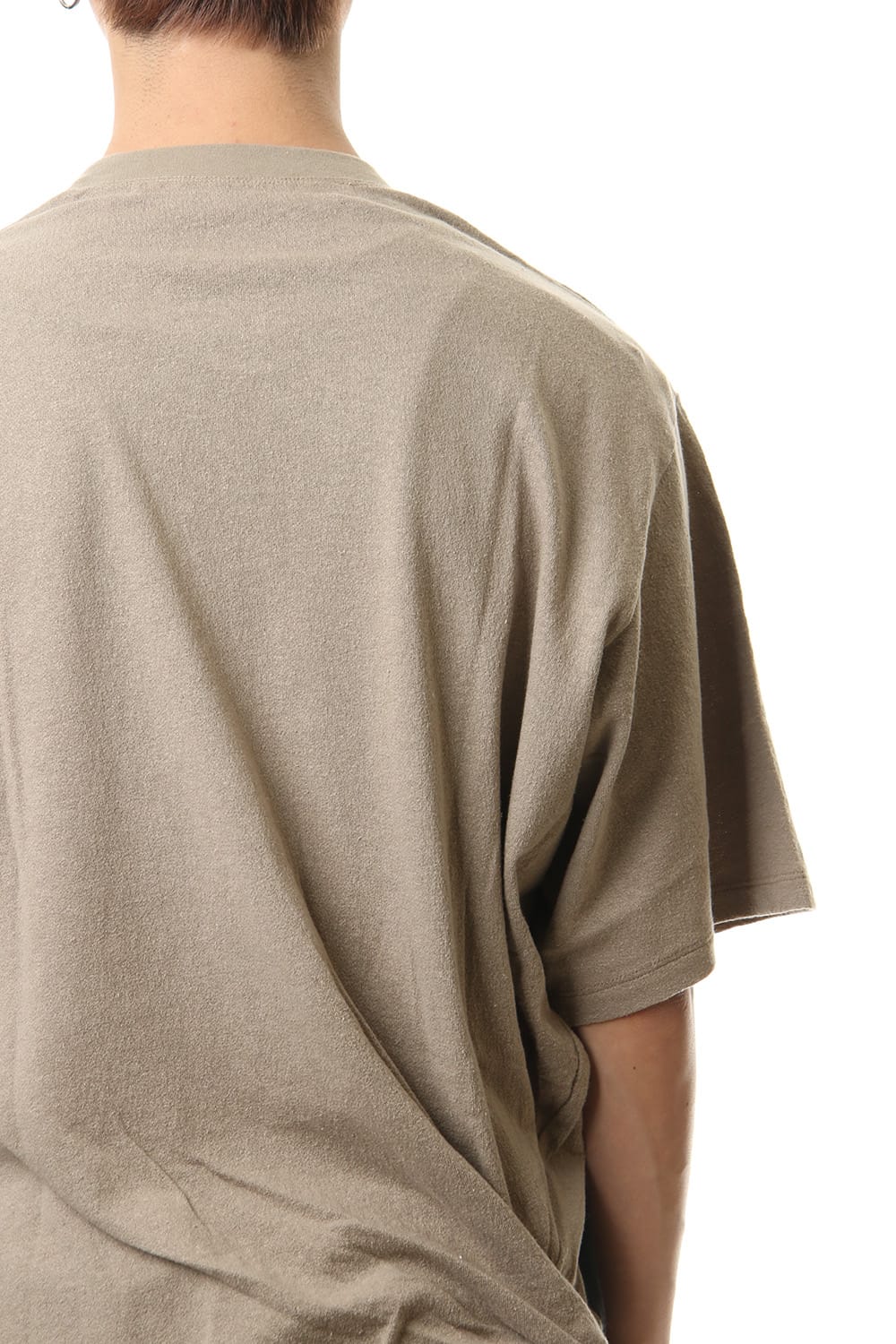 PT Shirring S/S cut & sewn Sand