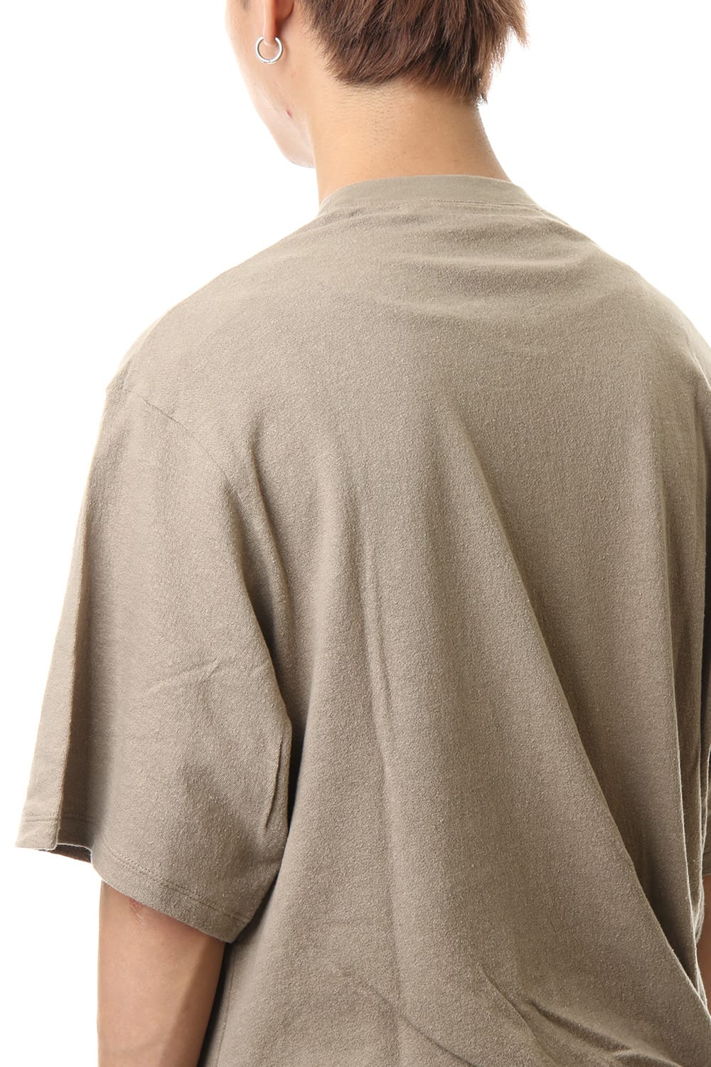 PT Shirring S/S cut & sewn Sand