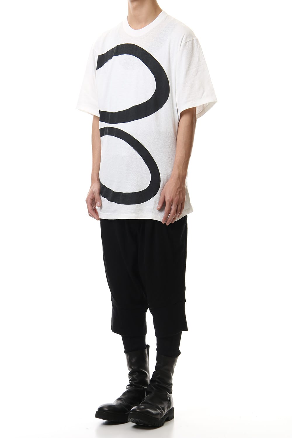 PT Shirring S/S cut & sewn White