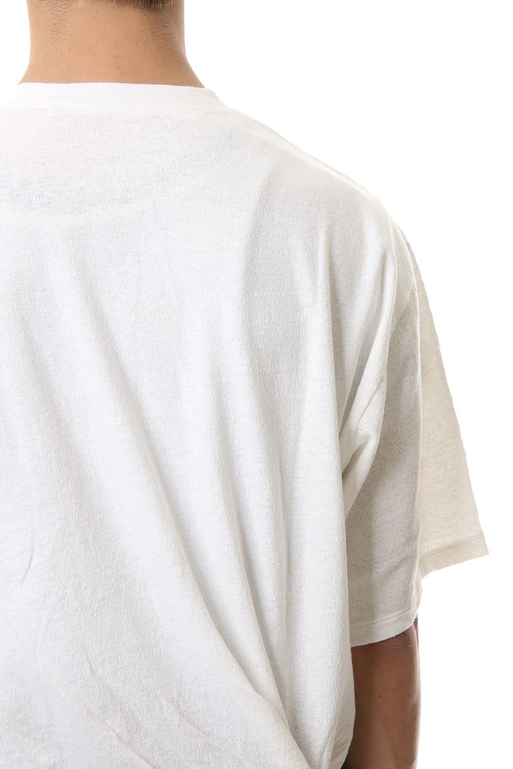 PT Shirring S/S cut & sewn White