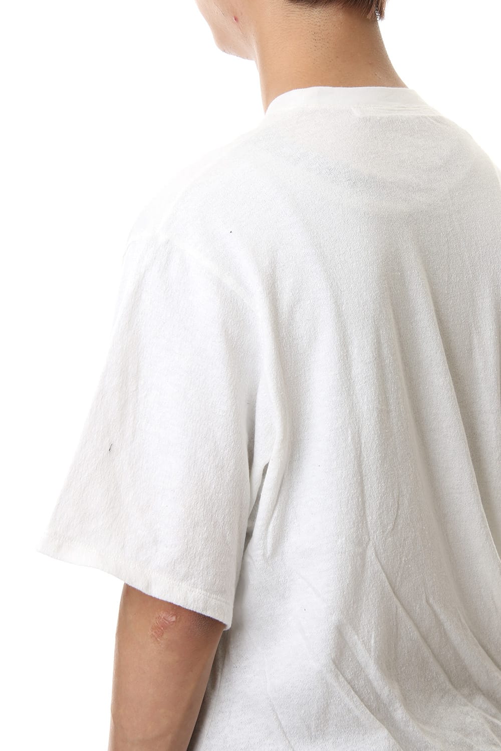 PT Shirring S/S cut & sewn White