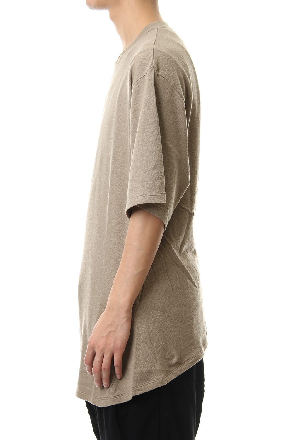 Shirring S/S cut & sewn Sand
