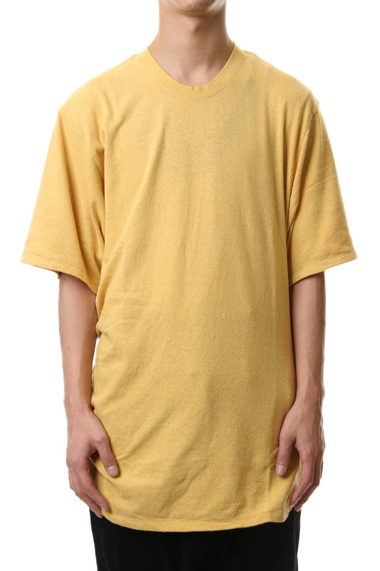 Shirring S/S cut & sewn Yellow