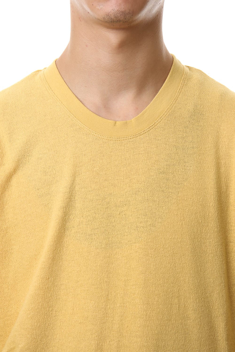 Shirring S/S cut & sewn Yellow