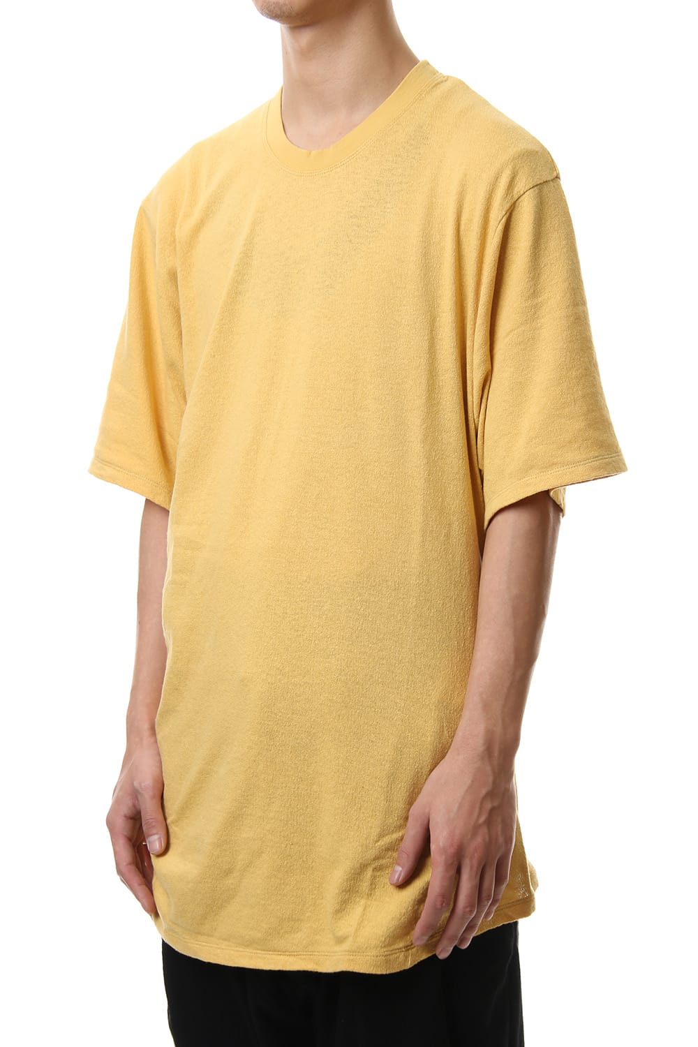 Shirring S/S cut & sewn Yellow