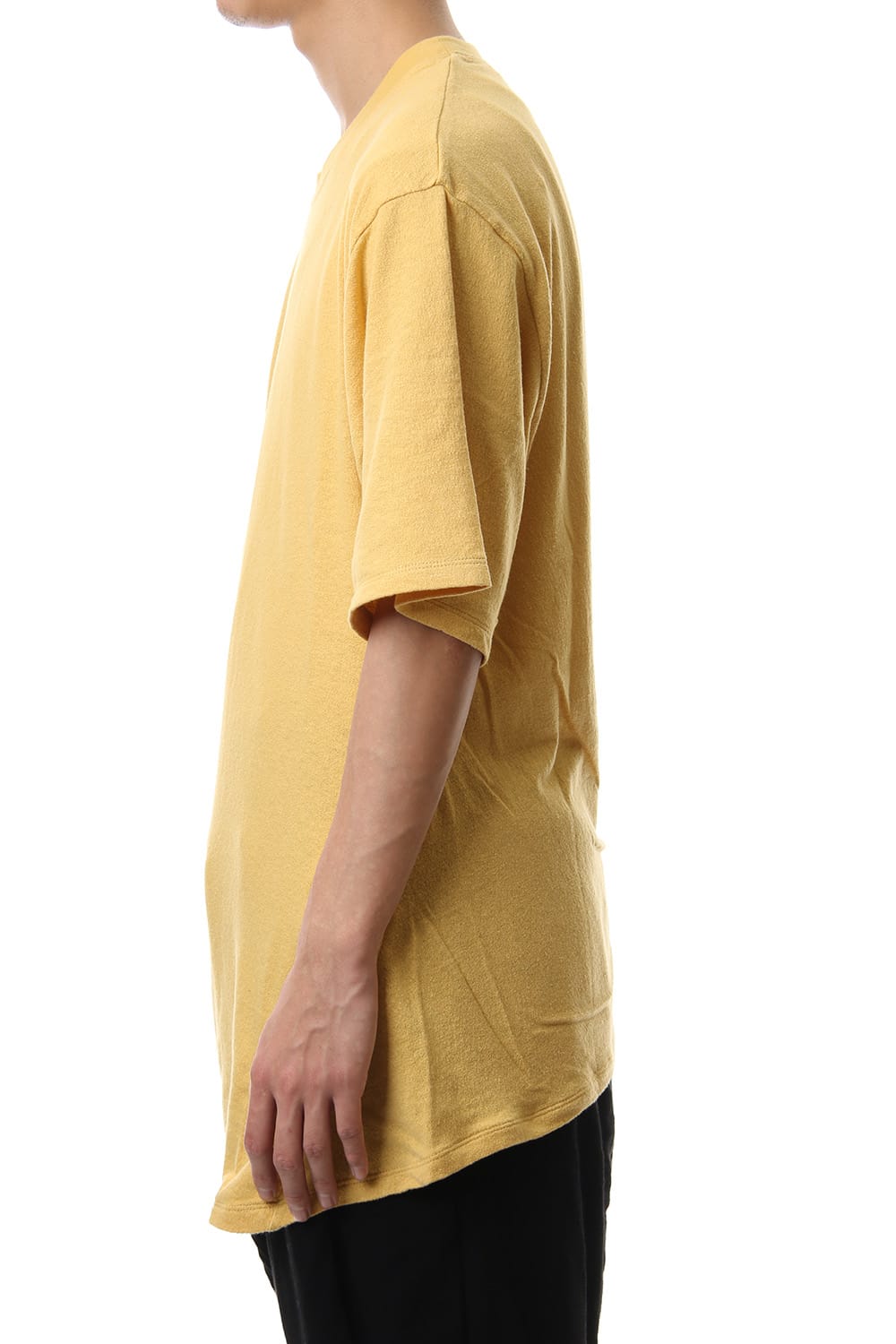 Shirring S/S cut & sewn Yellow