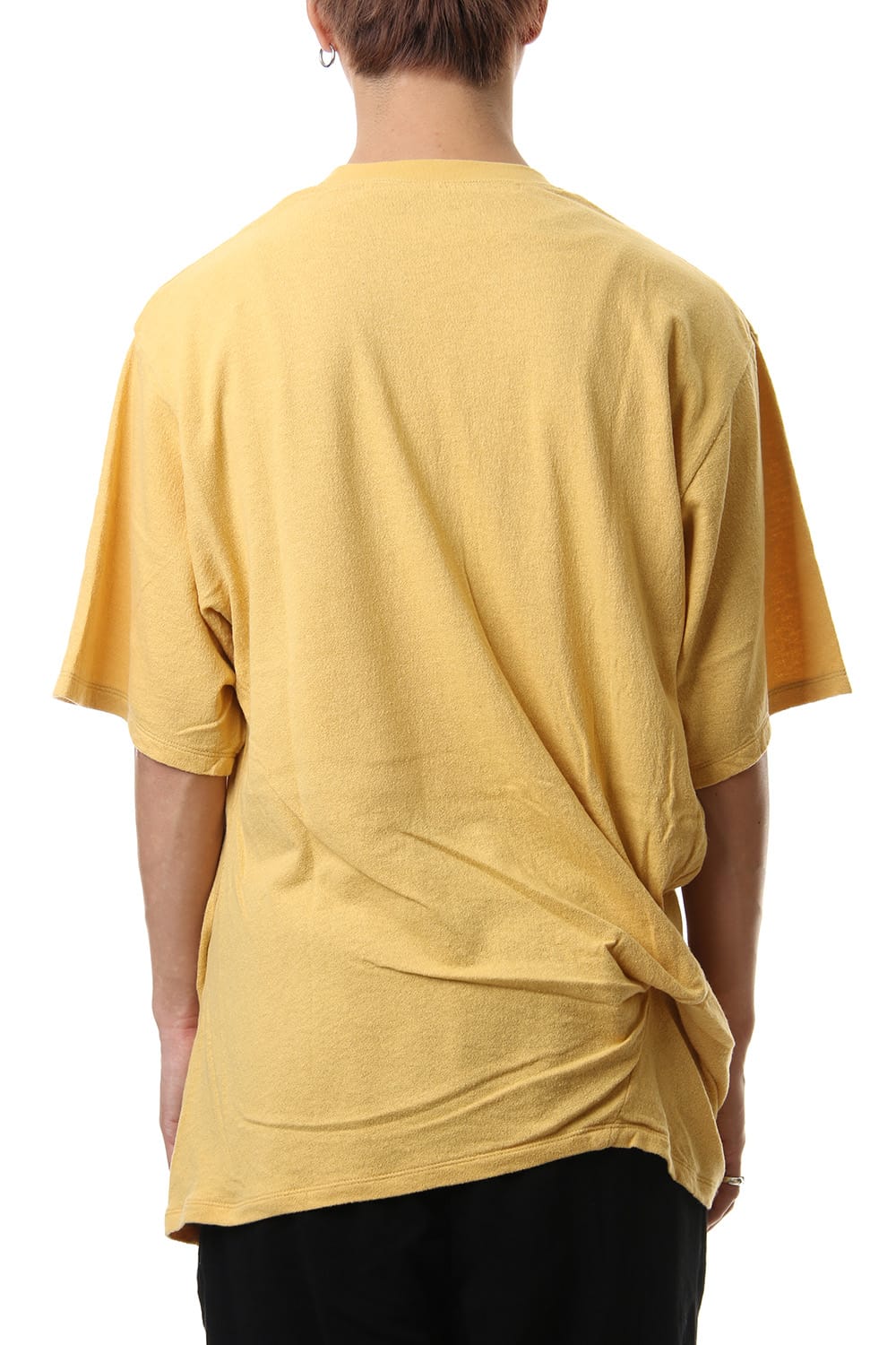 Shirring S/S cut & sewn Yellow