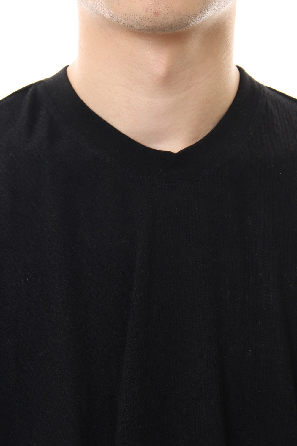 Drape S/S cut & sewn Black