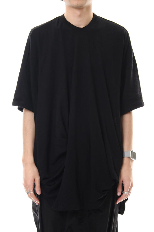 Drape S/S cut & sewn Black