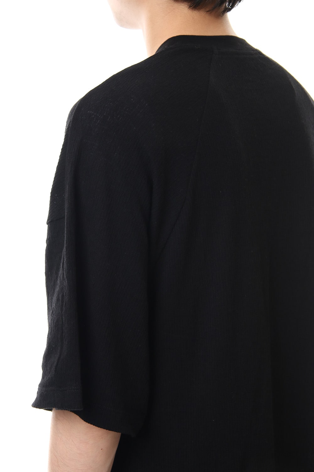 Drape S/S cut & sewn Black