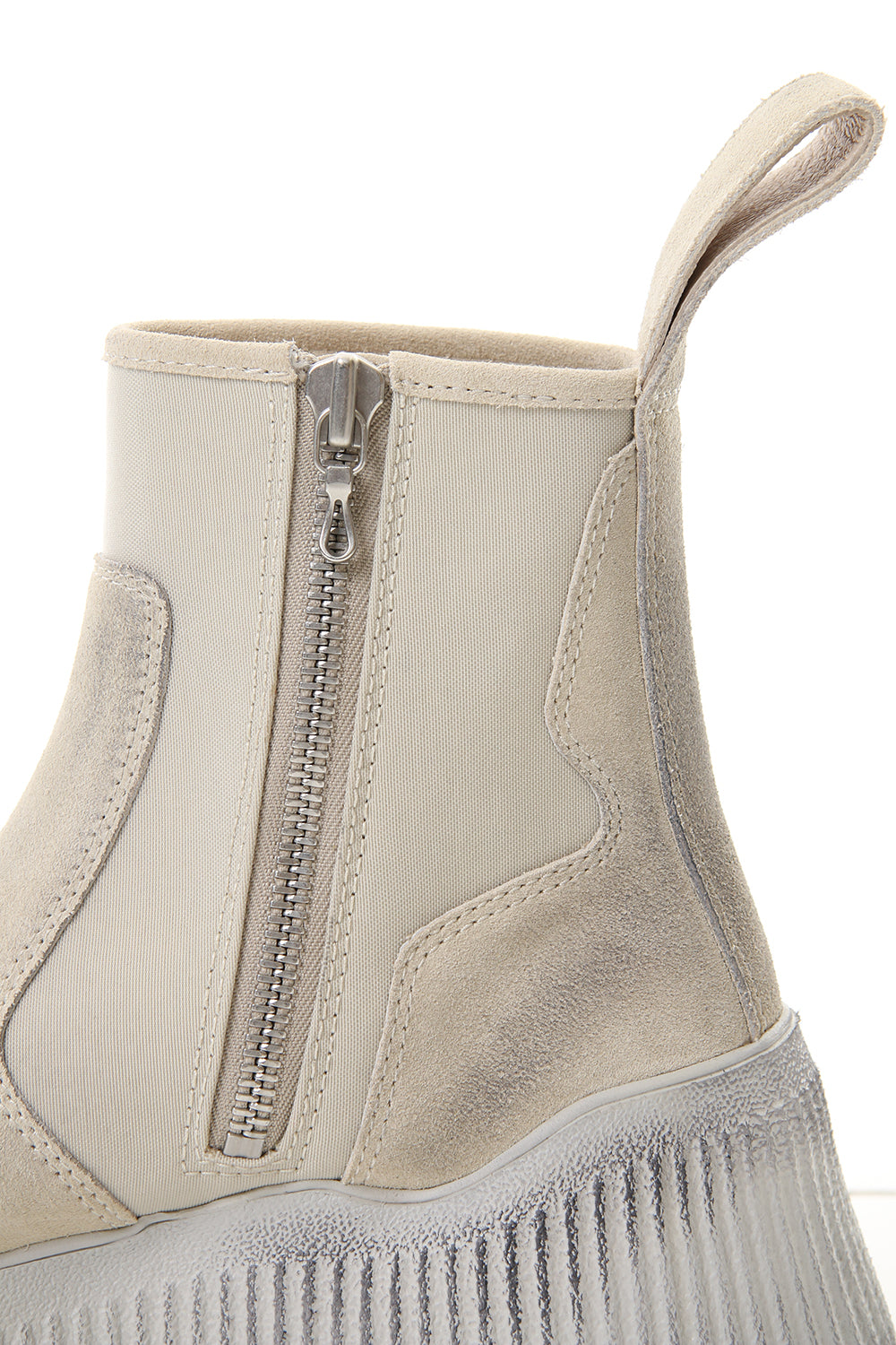 Side zip engineer boots