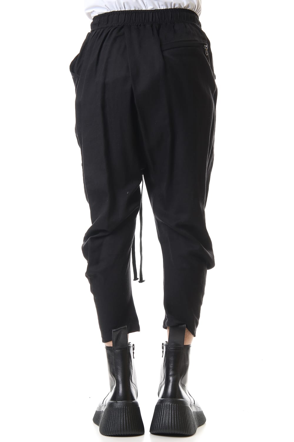 Front drape pants
